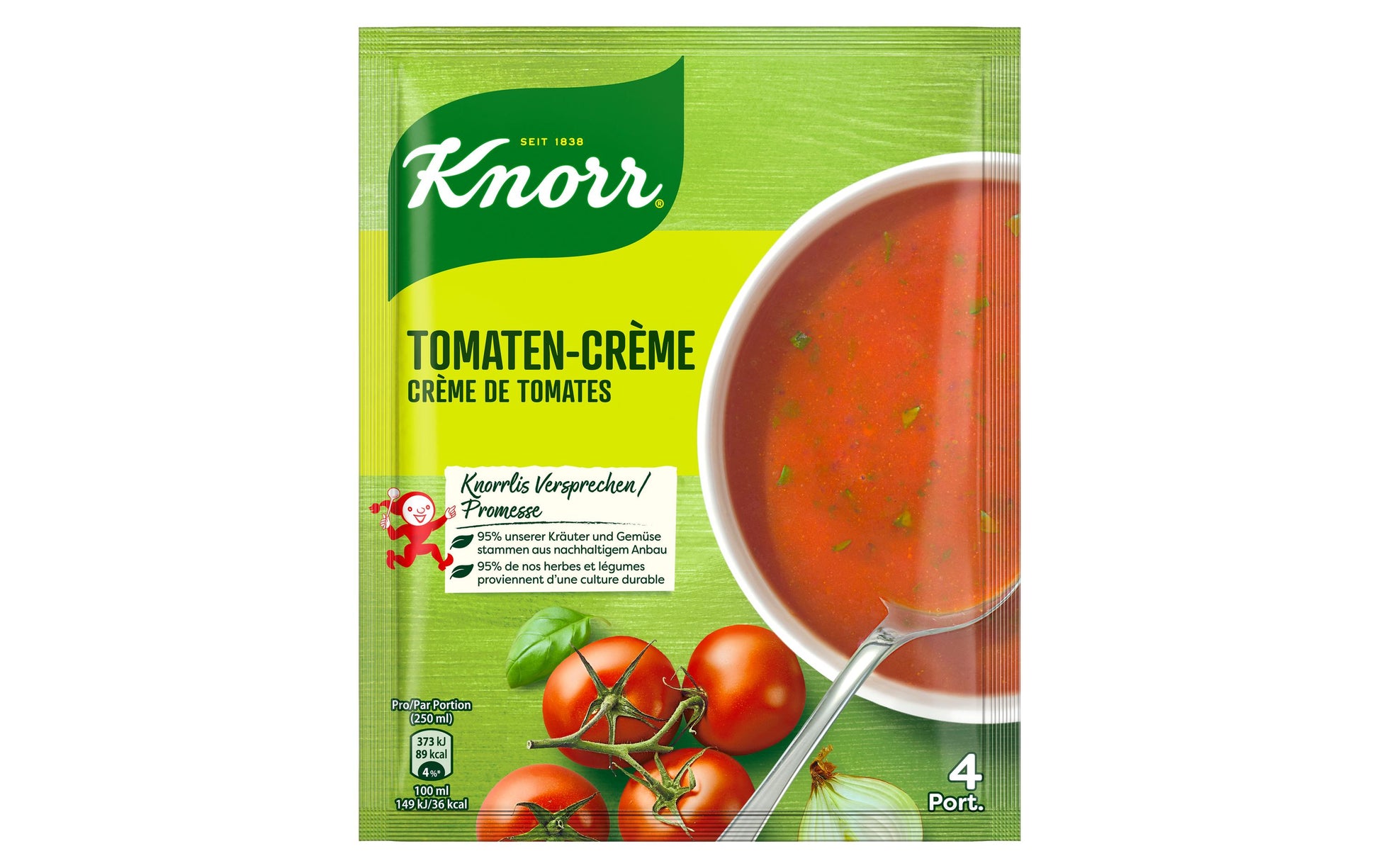 Knorr Creme-Suppe Tomate Beutel – 102 g