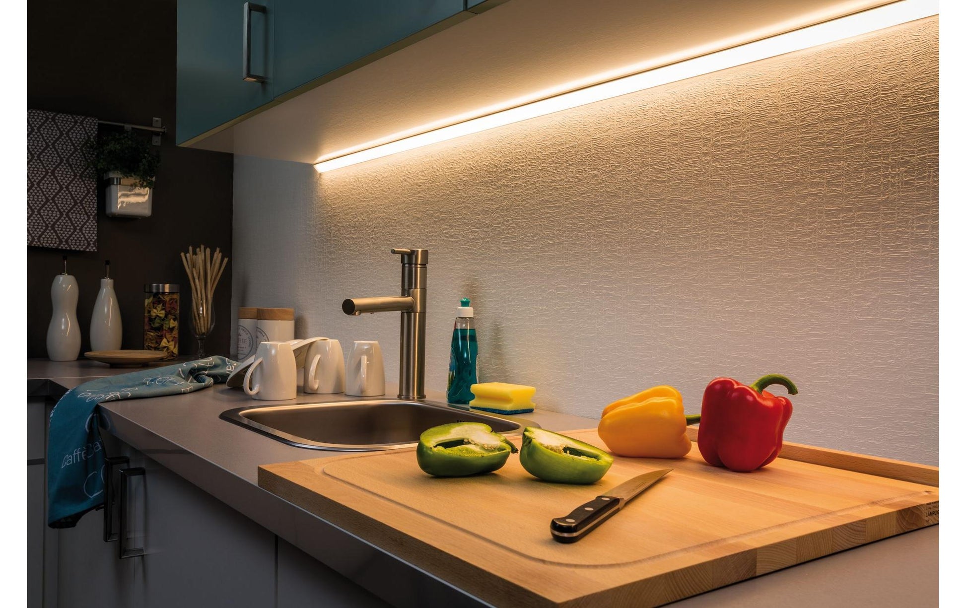 Paulmann LED-Strip MaxLED 500 – Set, 3 m, 1650 lm, 20 W, 2700 K, dimmbar, weiss, ohne Netzteil