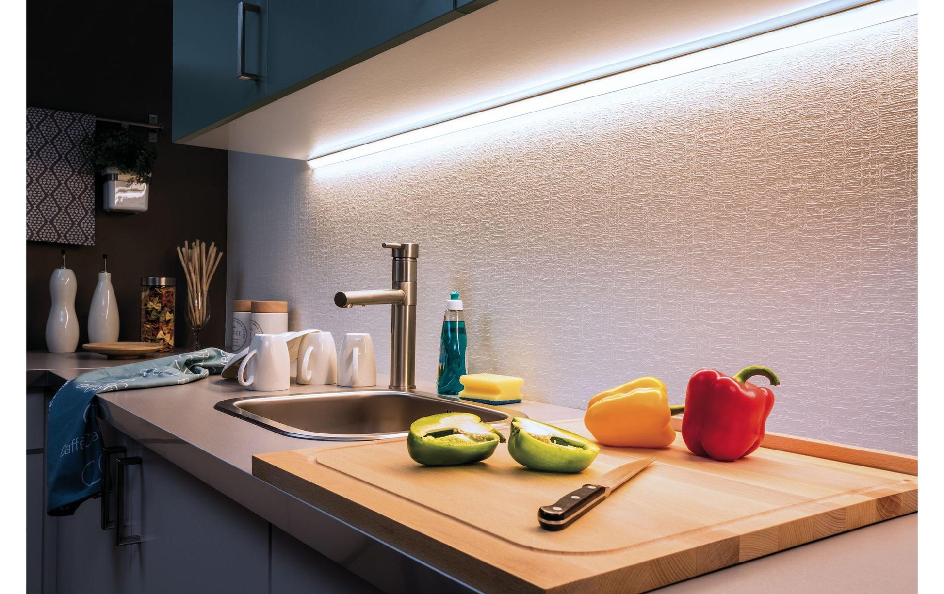 Paulmann LED-Strip 1 m – Kaltweiss 6500 K, 1100 lm, 11,5 W – 1 Stk.