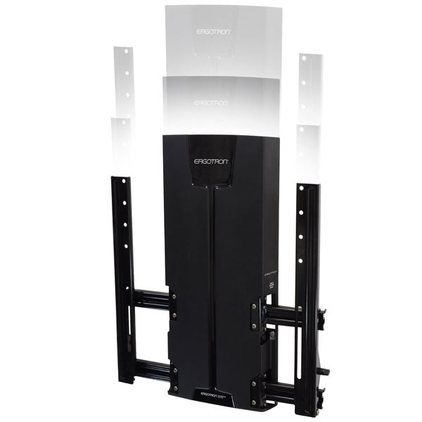 Ergotron GLIDE VHD – Wandhalterung, neigbar, für 46–63", bis 31,8 kg, höhenverstellbar, schwarz