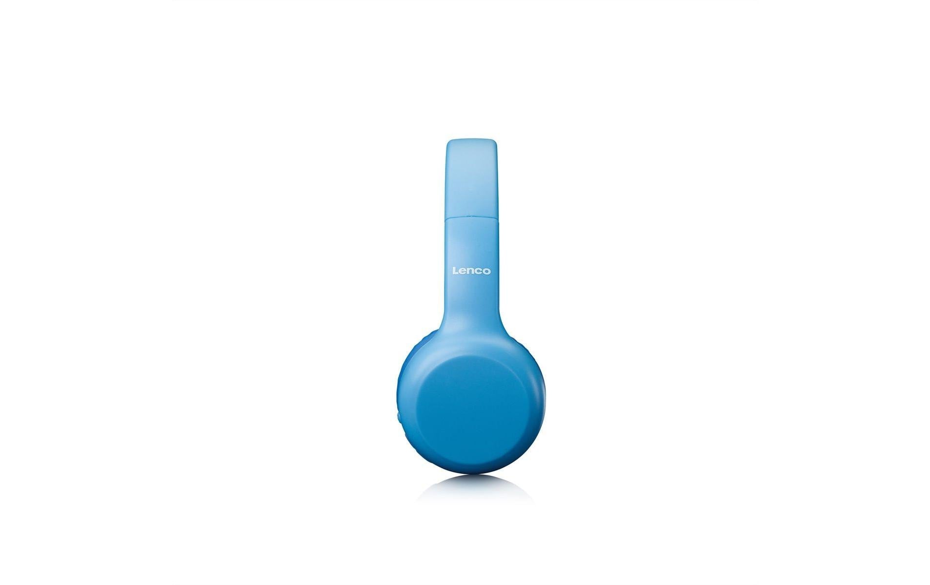 Lenco HPB-110 Kinderkopfhörer – On-Ear, Stereo, Kabel + BT, 85 dB Lautstärke-Limit, Blau, BT 5.0