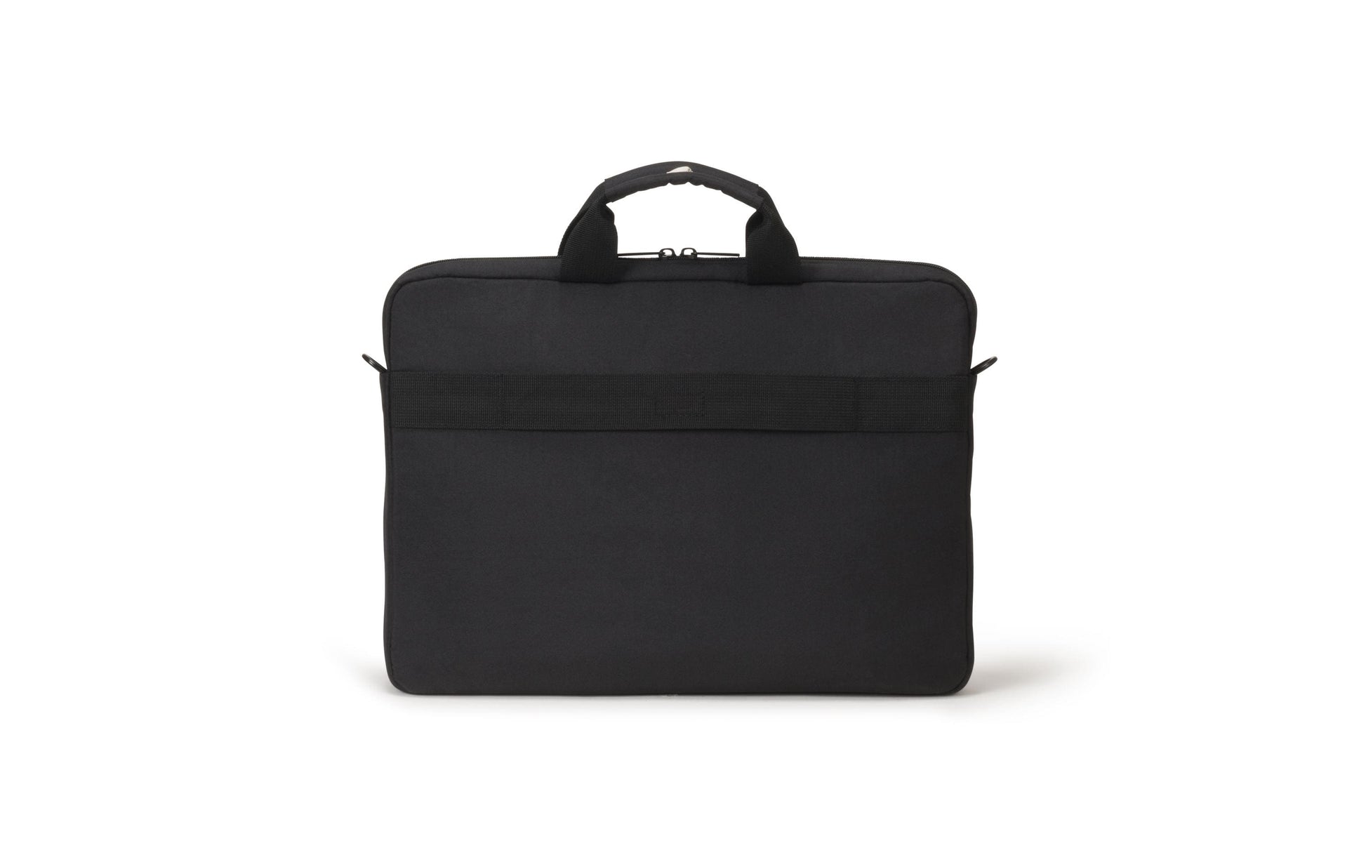DICOTA Eco Slim Case Plus BASE Notebook-Tasche bis 15,6" – Trolley-Band, abnehmbarer Schultergurt – Schwarz