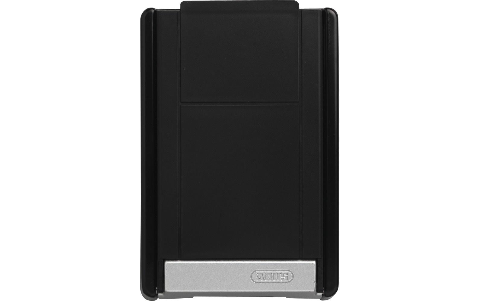 ABUS Schlüsseldepot KeyGarage 767, Zahlenschloss, Stahlblech, schwarz – B 84 × H 120 × T 47 mm