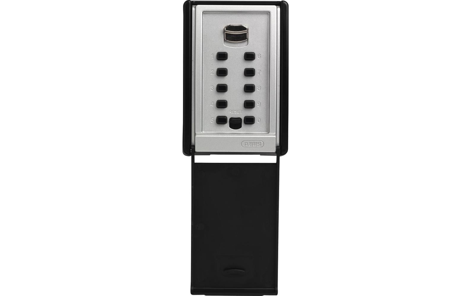 ABUS Schlüsseldepot KeyGarage 767, Zahlenschloss, Stahlblech, schwarz – B 84 × H 120 × T 47 mm