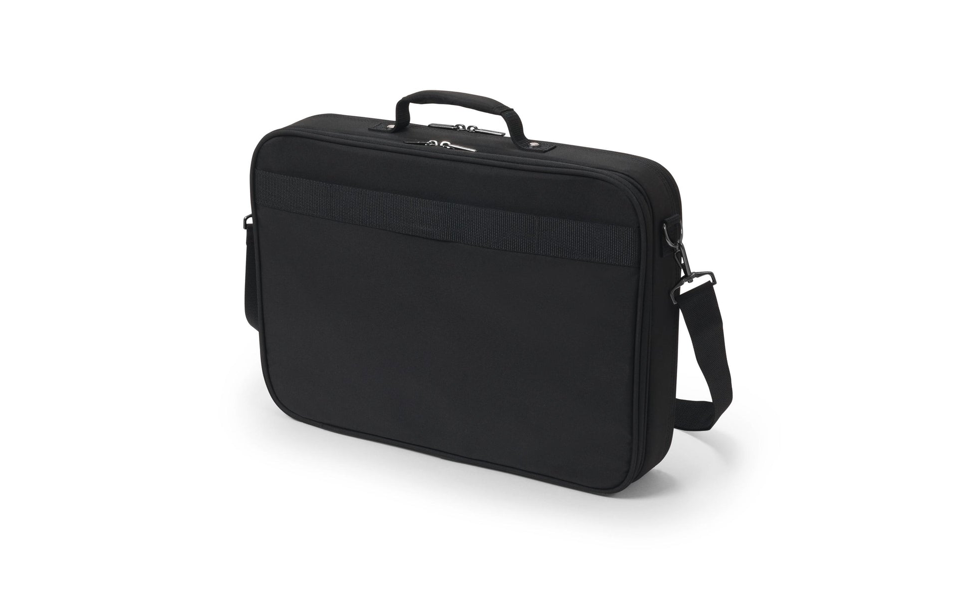 DICOTA Notebook-Tasche bis 17,3" – Trolley-Band, abnehmbarer Schultergurt – Schwarz