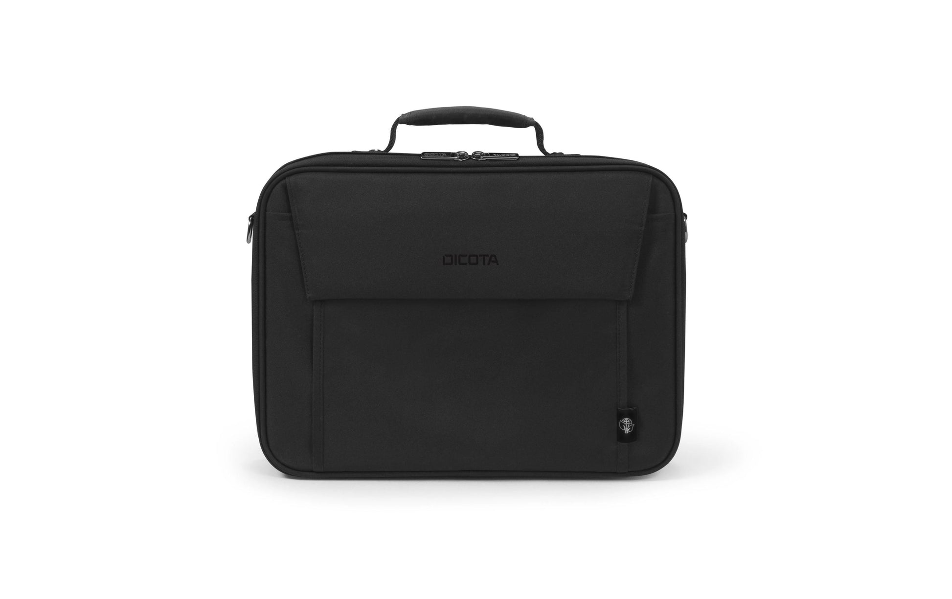 DICOTA Notebook-Tasche bis 17,3" – abnehmbarer Schultergurt, Zusatzfächer – Schwarz