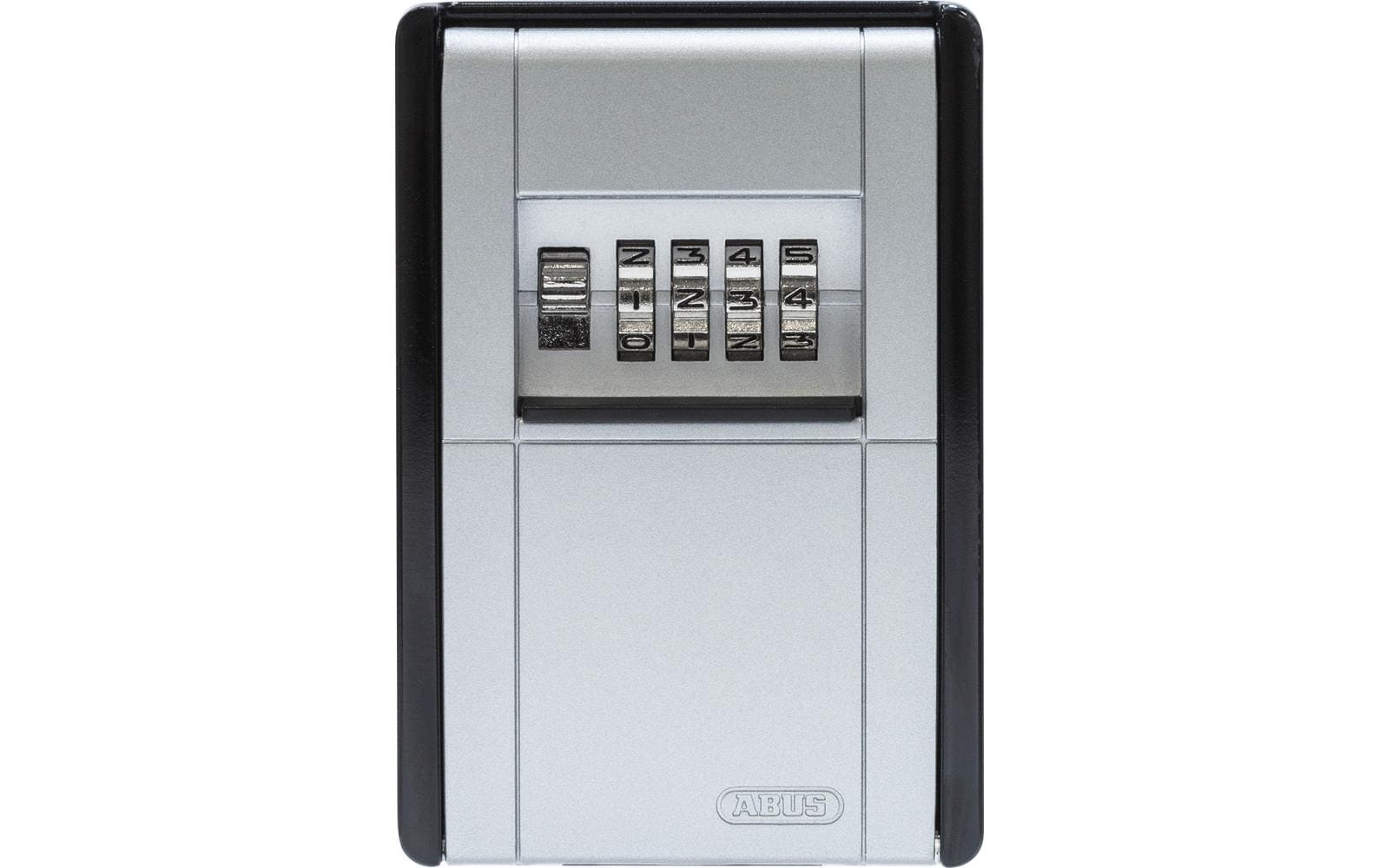 ABUS Schlüsseldepot KeyGarage 787 BIG, 2 Haken, Zahlenschloss, Stahlblech, Schwarz/Silber – Wandmontage