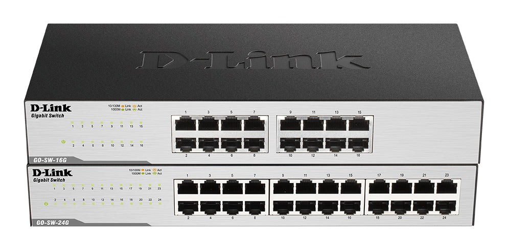 D-Link GO-SW-24G/E – Unmanaged L2 Switch – 24× 1G, Desktop