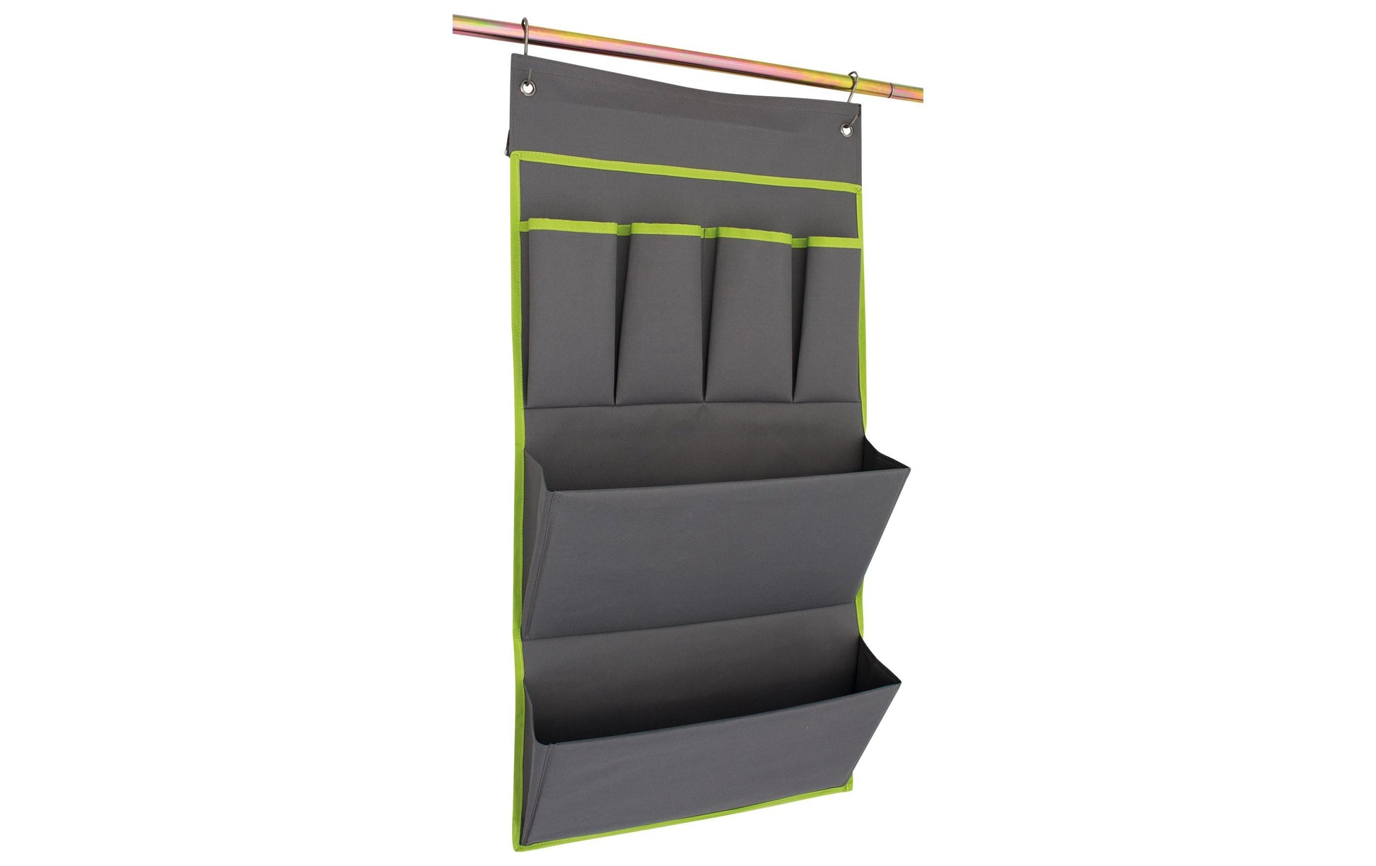 Eurotrail Utensilientasche Bristol L – Klettverschluss, 6 Fächer – für Wohnwagen/Van – 48×80 cm – grau