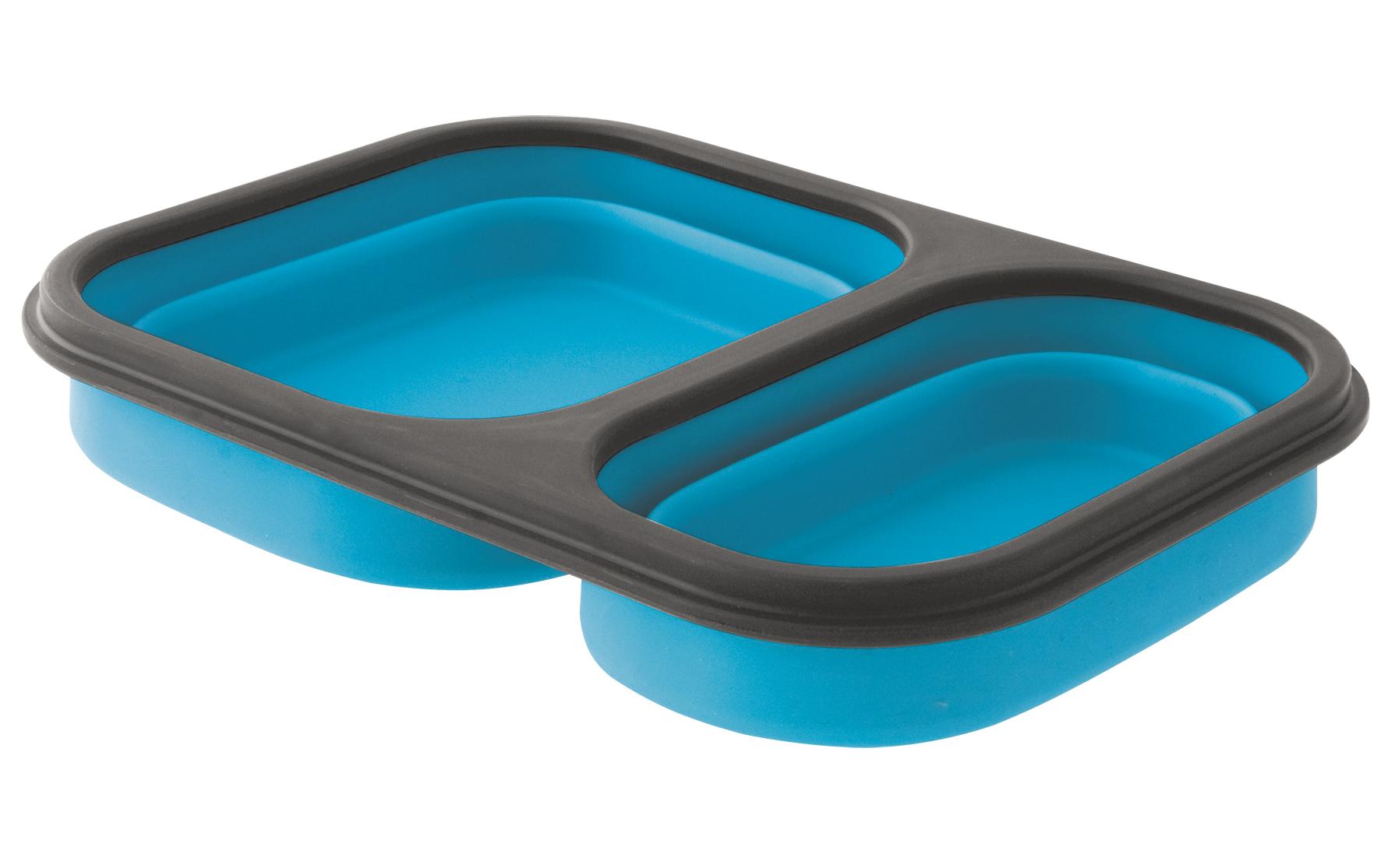 Eurotrail Lunchbox 2 l, 21 × 15 × 7 cm, Silikon, Blau