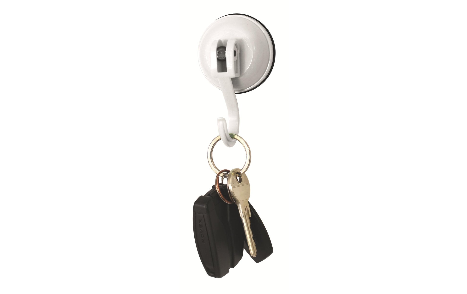 Eurotrail Universalhaken – rund, für den Innenbereich – für Wohnwagen/Van – Ø 37 mm – weiss – ABS – 1 Stück
