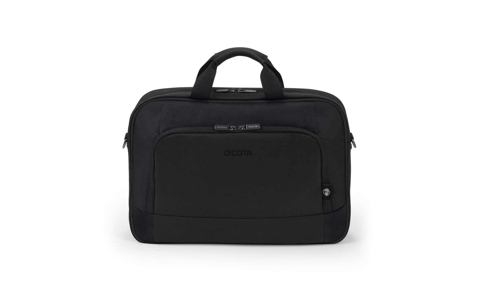 DICOTA Eco Top Traveller BASE Notebook-Tasche 15,6" – Abnehmbarer Schultergurt – Schwarz