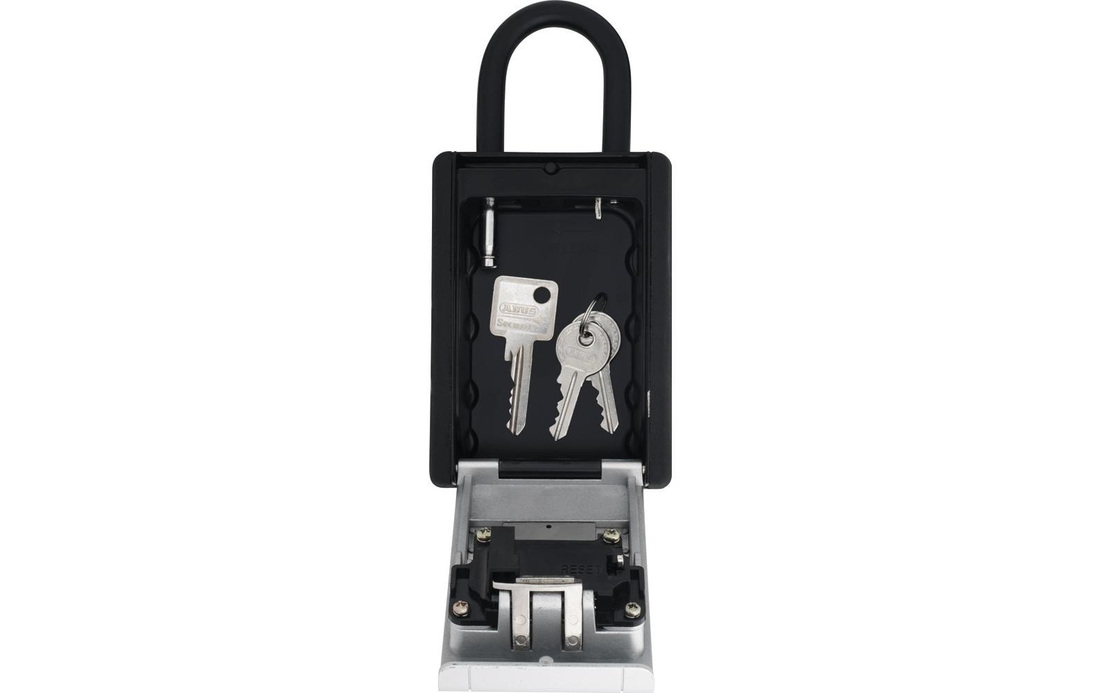 ABUS Schlüsseldepot KeyGarage 797, für 20 Schlüssel, Zahlenschloss, Stahlblech, schwarz/silber