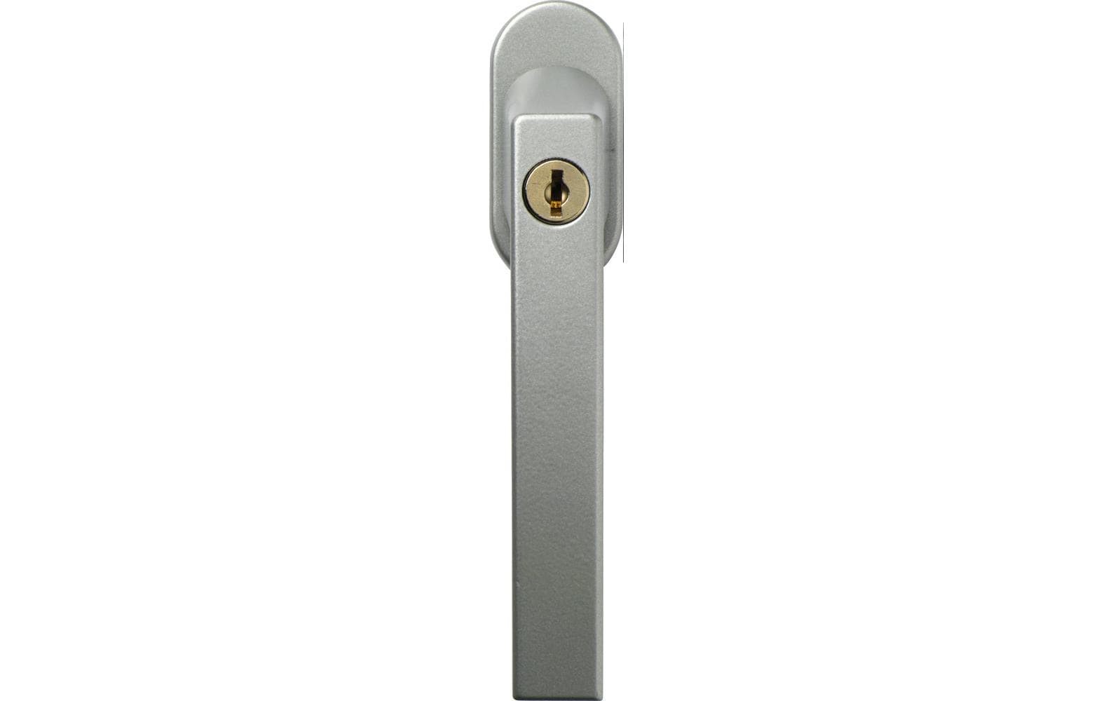 ABUS FG210 S Fenster-Verriegelungsgriff – Sicherheitslevel 3, Schlüssel, Silber