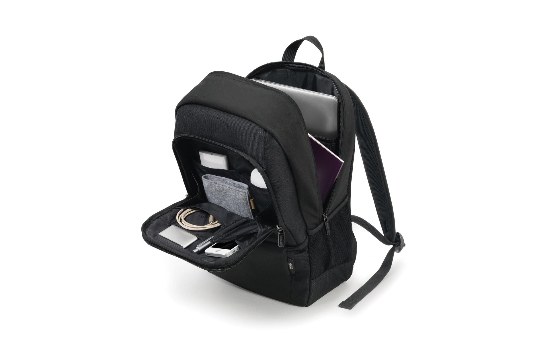 DICOTA Eco Rucksack BASE Notebook-Rucksack bis 17,3" – 28 l – Schwarz