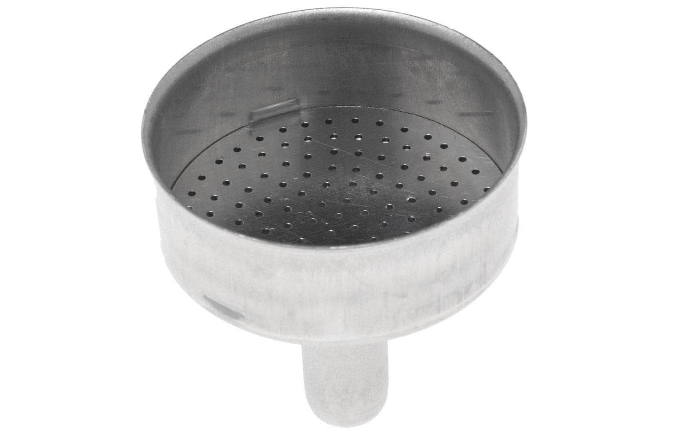 Bialetti Kaffeefilter 2 Tassen – Ø 5,1 cm, für Moka Induktion, Aluminium, Silber