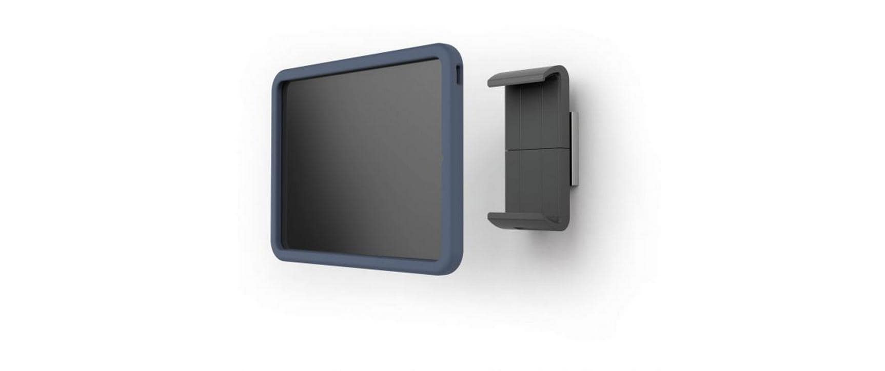 Durable Wall XL Tablethalter – für Tablets 7–13", Aluminium/Kunststoff, Silber Metallic