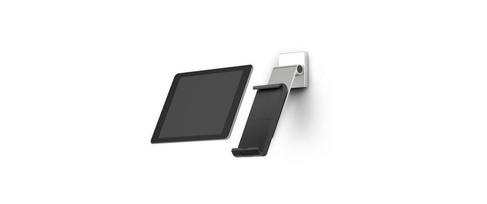 Durable Wall Pro Tablethalter – für Tablets 7–13", Aluminium/Stahl, silber metallic