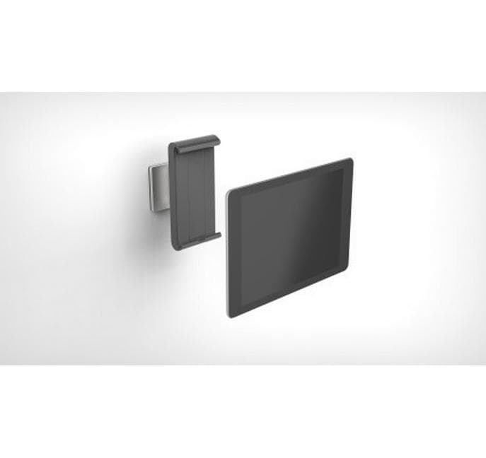 Durable Wand-Tablethalter – für Tablets 7–13", Aluminium/Kunststoff, silber metallic
