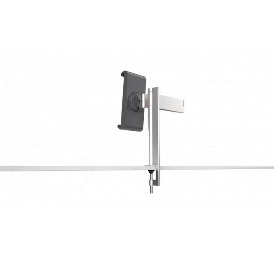 Durable Tablethalter – für Tablets 7–13", Aluminium/Kunststoff, Silber Metallic