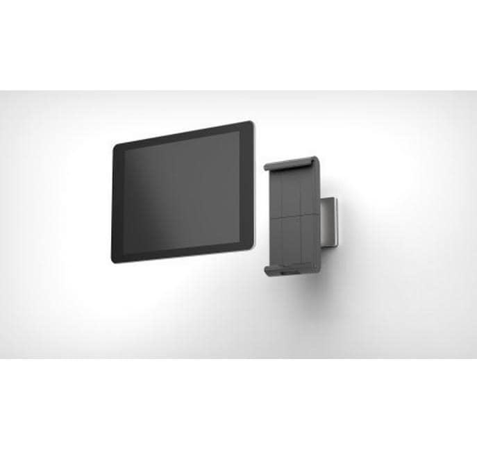Durable Wand-Tablethalter – für Tablets 7–13", Aluminium/Kunststoff, silber metallic