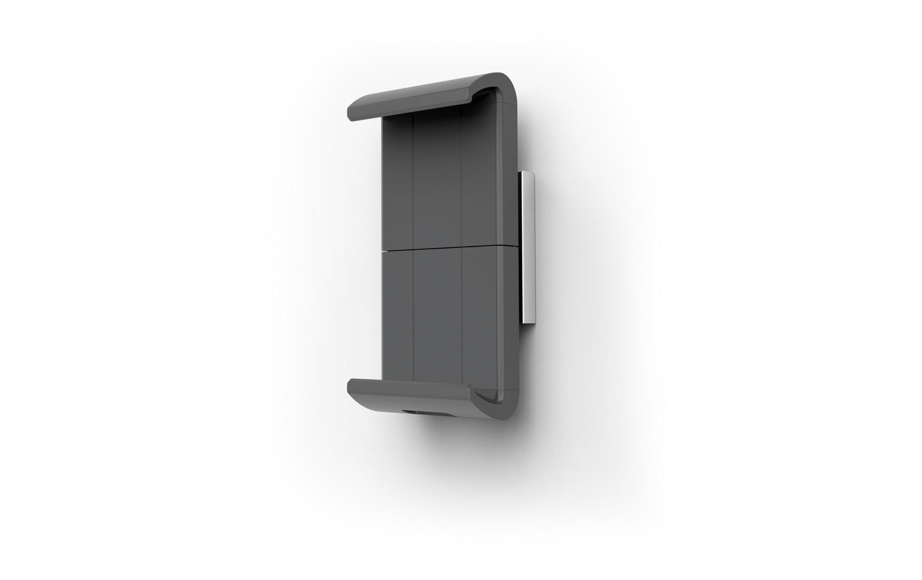 Durable Wall XL Tablethalter – für Tablets 7–13", Aluminium/Kunststoff, Silber Metallic