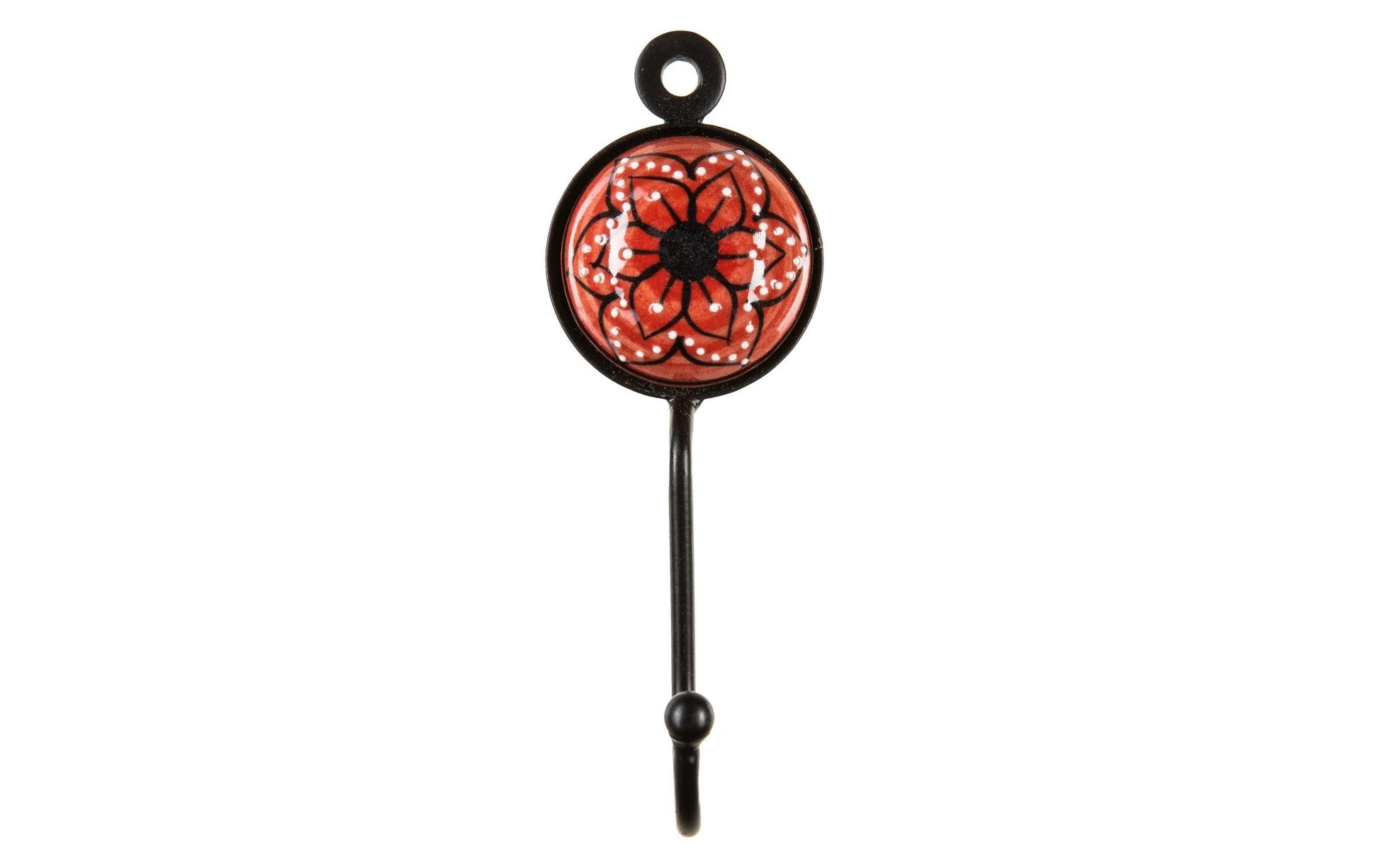 Tranquillo Haken – Keramik – rot – Ø 45 × H 130 mm