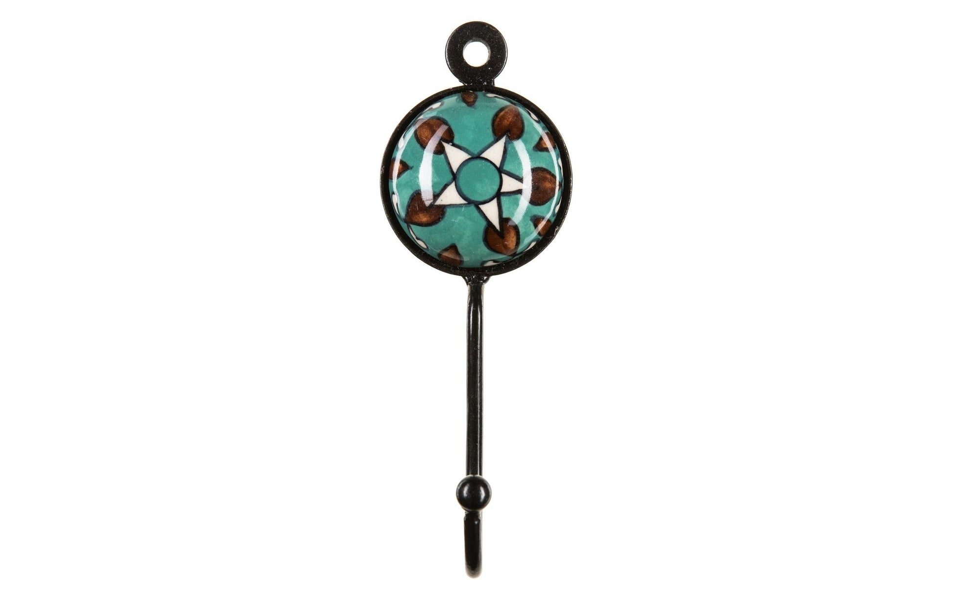 Tranquillo Haken – Keramik – türkis – Ø 45 × H 130 mm