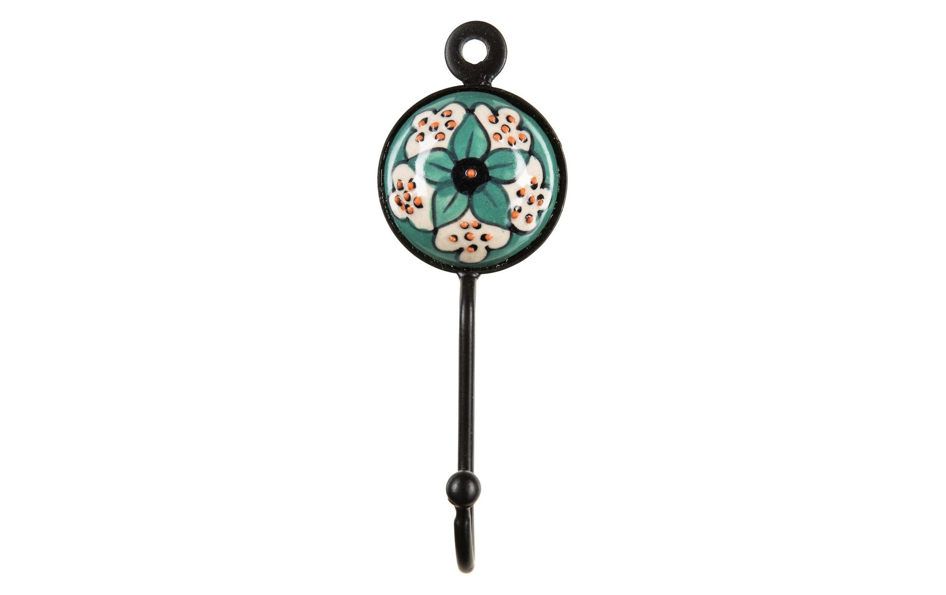 Tranquillo Haken – Keramik – türkis – Ø 45 × 130 mm