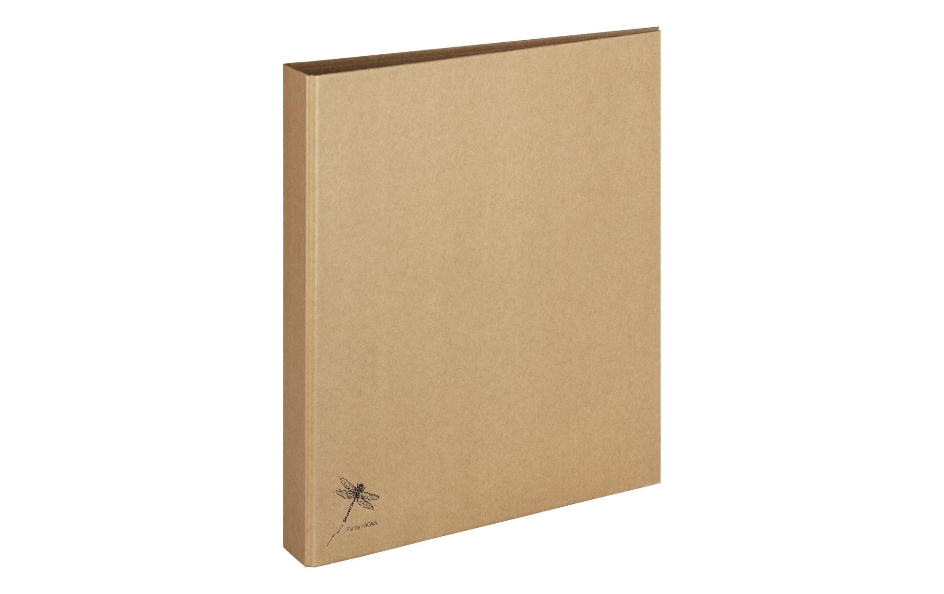 Pagna Ringbuch – A4 Hochformat – Ringmechanik, Ø 25 mm, Rücken 35 mm – Natur, Karton, Recyclingfähig