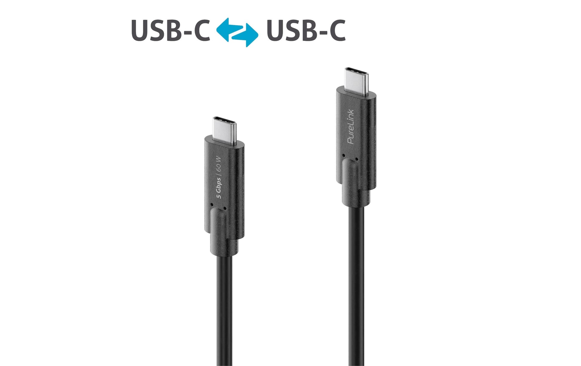 PureLink USB-Kabel, USB-C zu USB-C, 2 m, USB 3, Lade-/Datenkabel, für iSeries