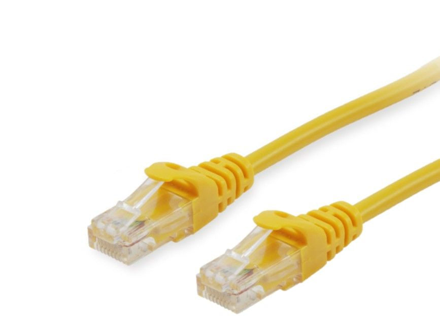 Equip Patchkabel – Cat6 U/UTP, 1 m, Gelb, RJ-45