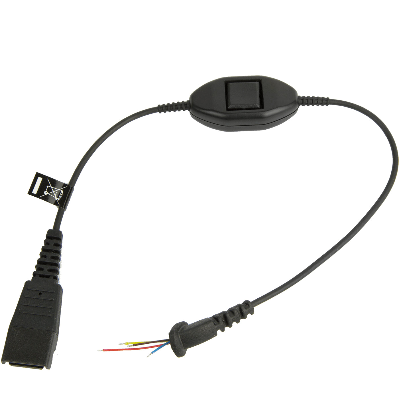 Jabra Link Special ASCOM – Headset-Kabel, Quick Disconnect (QD), mit Stummschaltung, für Ascom