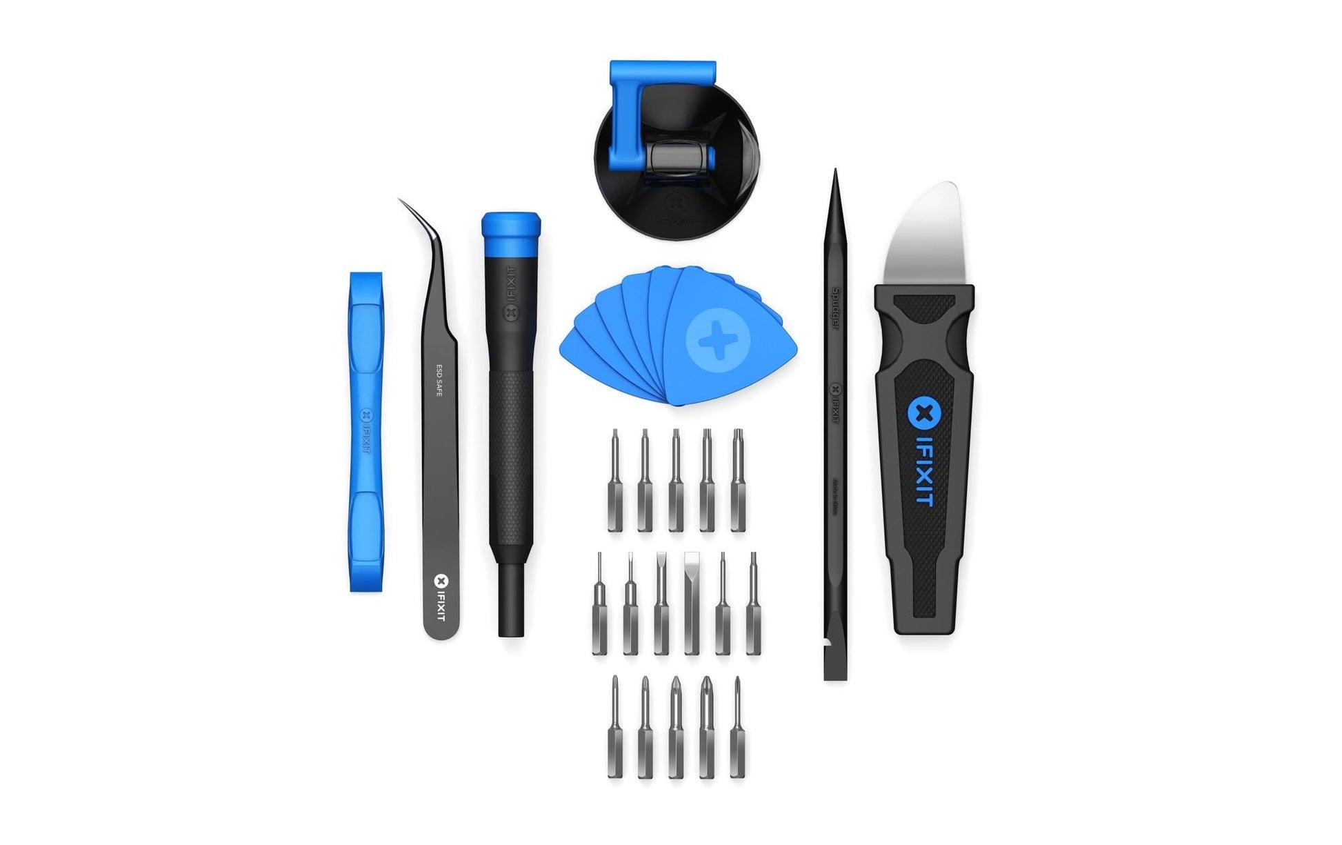 iFixit Essential Elektronik-Reparaturset – 13-teilig, Bits: Pentalobe, Phillips, Torx – für Smartphone