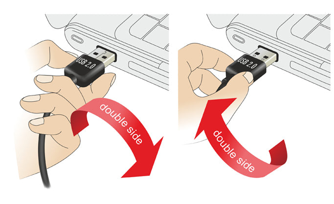 DeLOCK USB-A auf USB-B Kabel – USB 2.0 (480 Mbit/s) – 3 m – Schwarz