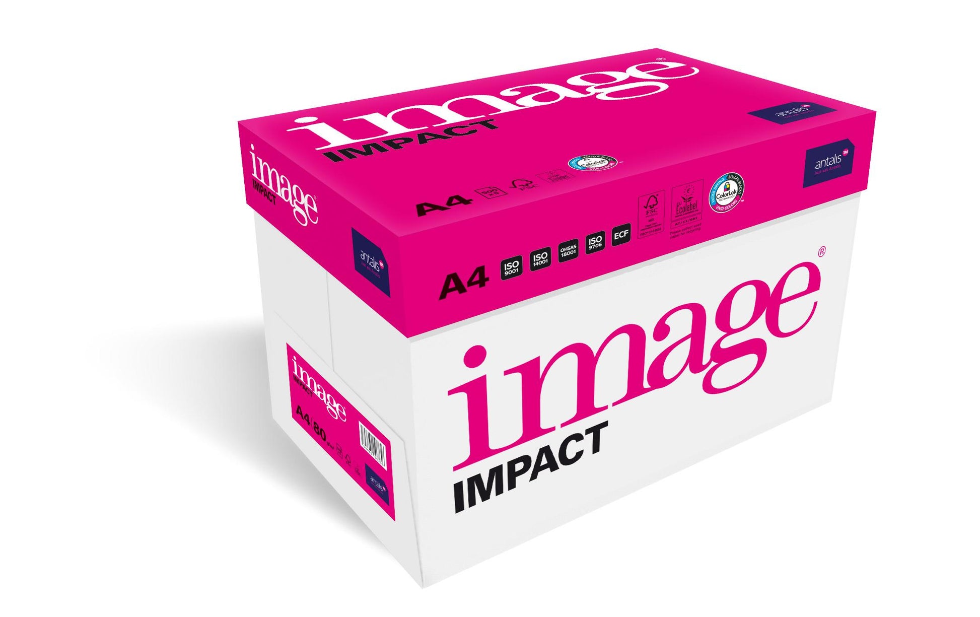 Image Impact Kopierpapier Hochweiss – A4, 80 g/m², 2'500 Blatt