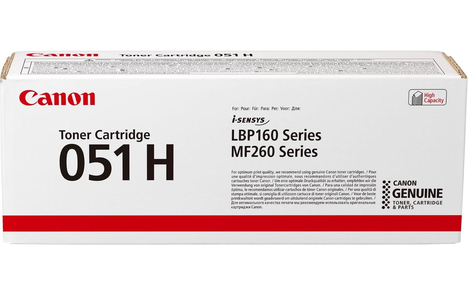 Canon Toner CRG 051 H – schwarz, 4100 Seiten