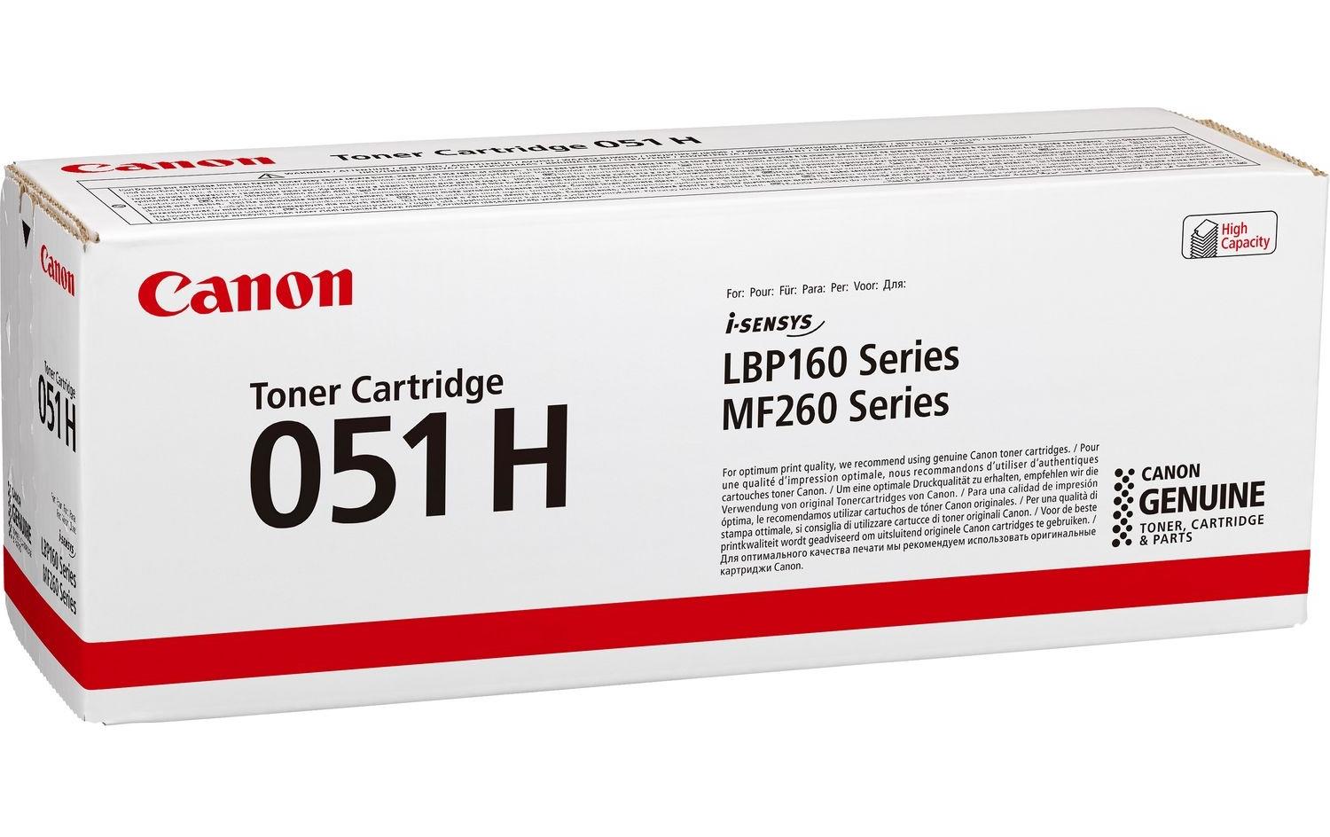 Canon Toner CRG 051 H – schwarz, 4100 Seiten