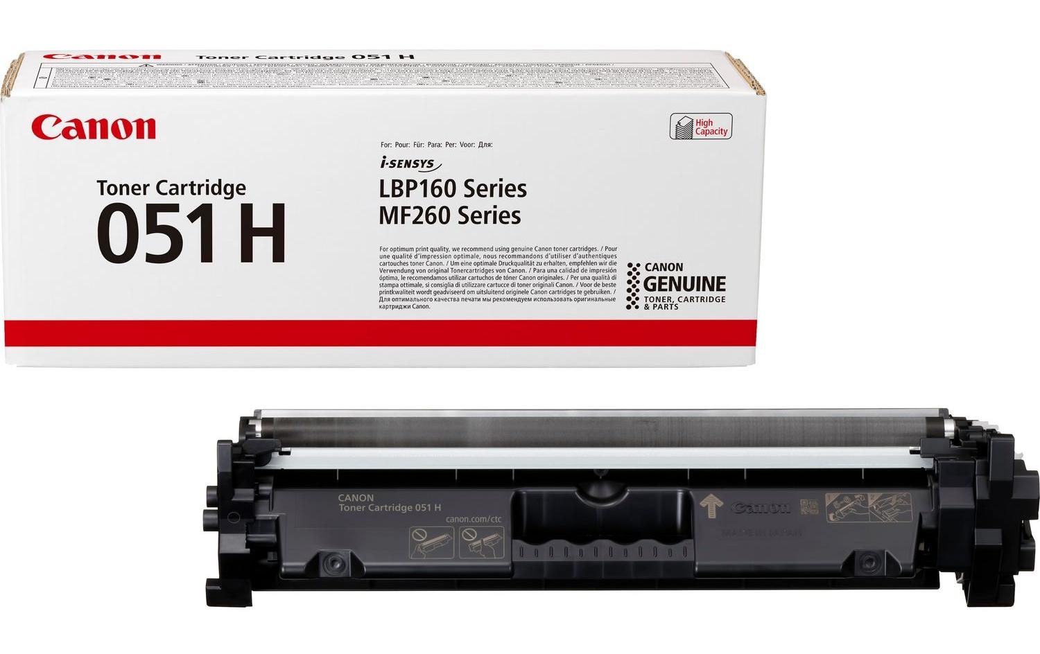 Canon Toner CRG 051 H – schwarz, 4100 Seiten