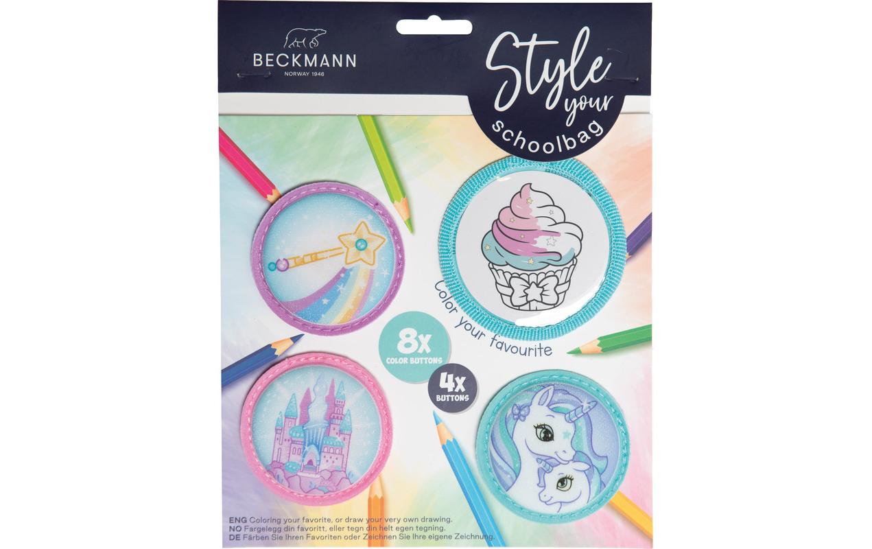 Beckmann Kletties – Rucksack-Aufnäher, Mint, 6 cm