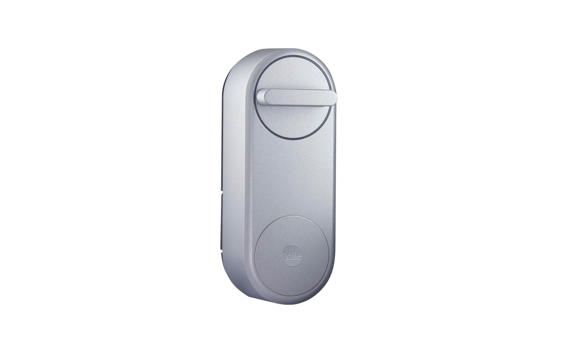 Yale Linus Intelligentes Torschloss – BT 4.2, Kabellos, Batteriebetrieben (4× AA), Tür, 58×58×150 mm, Silber