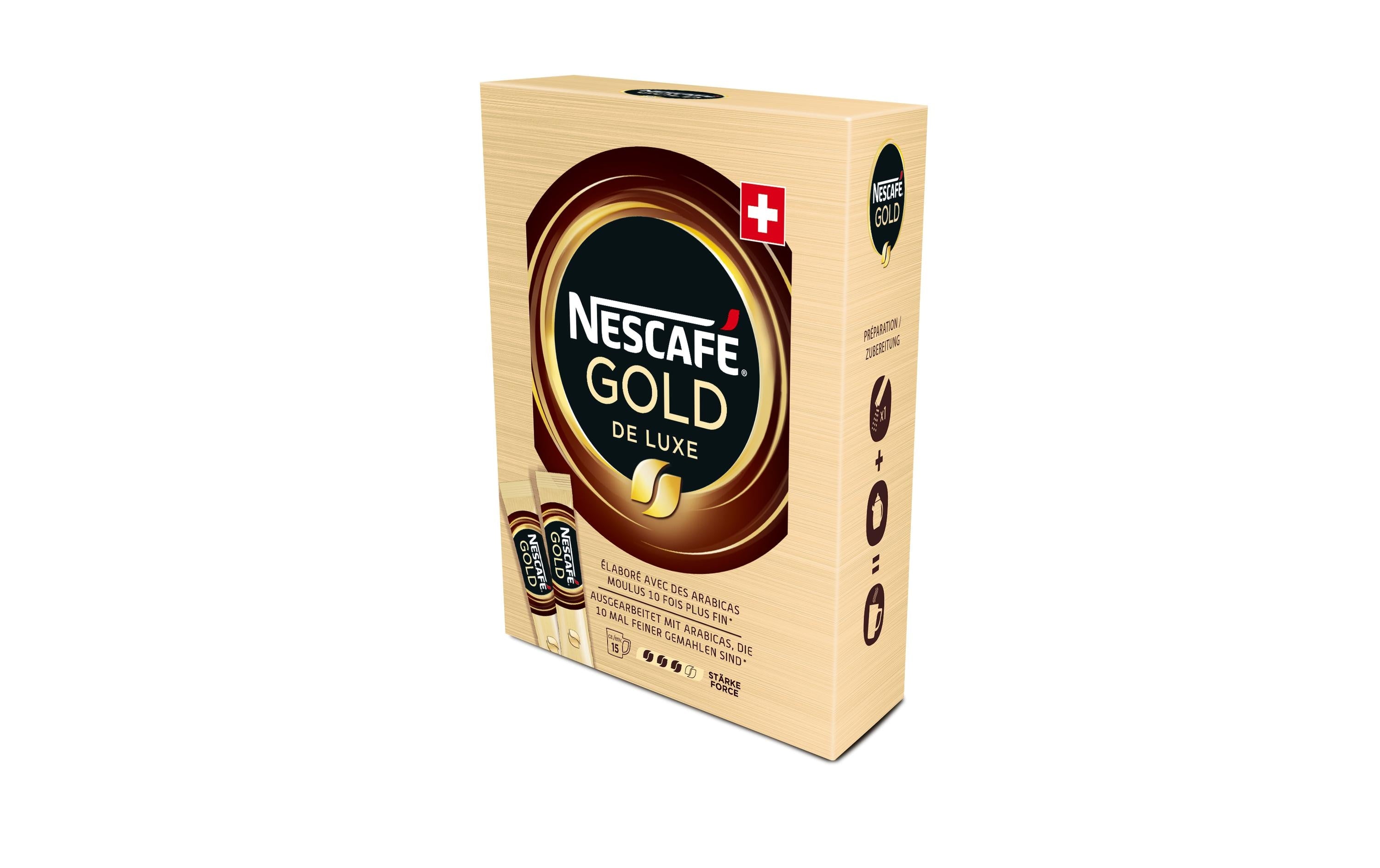 Nescafé Gold Sticks – Instantgetränk – Café Crème, 15 Sticks