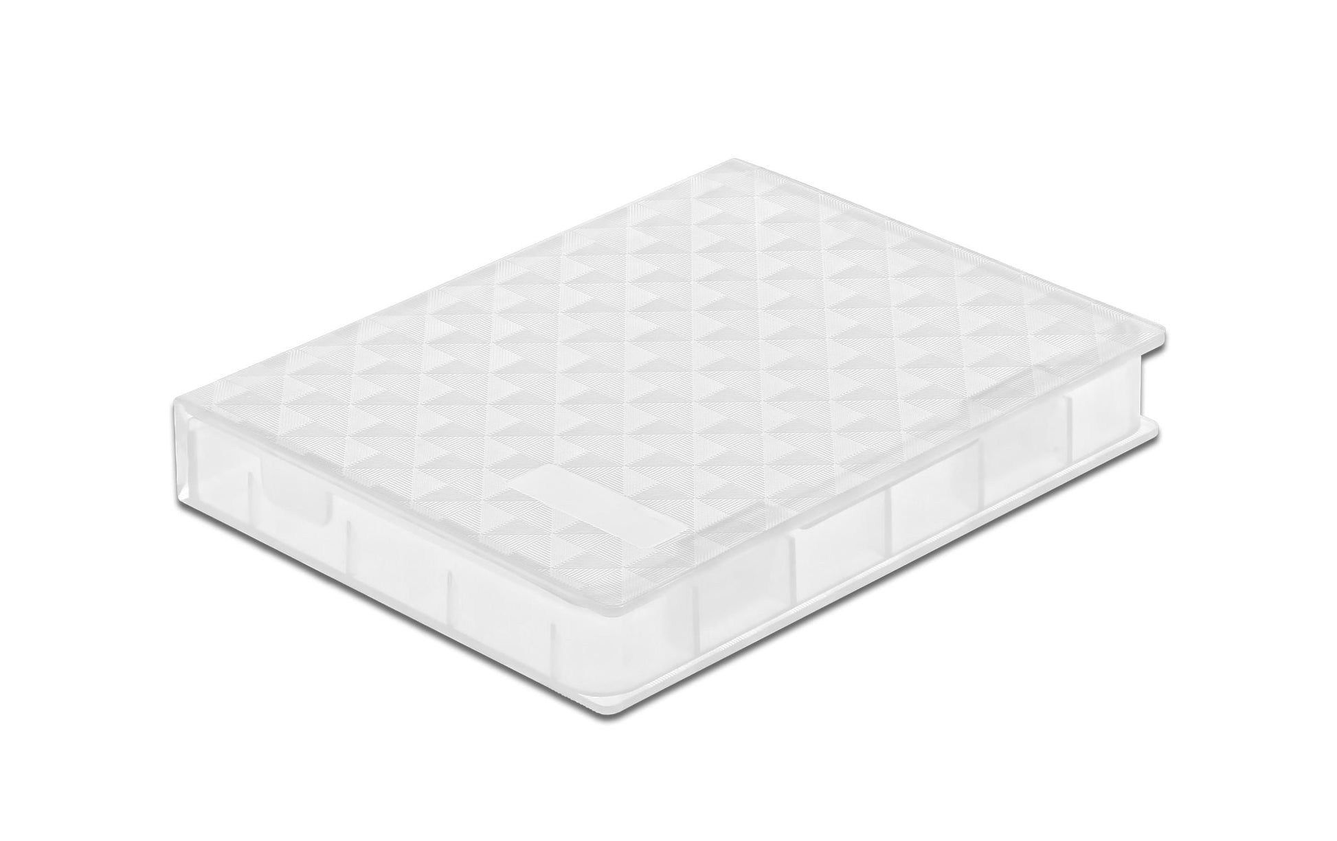 DeLOCK Schutzbox – 1× 2,5" HDD, Kunststoff, 80 × 105 × 15 mm, Transparent