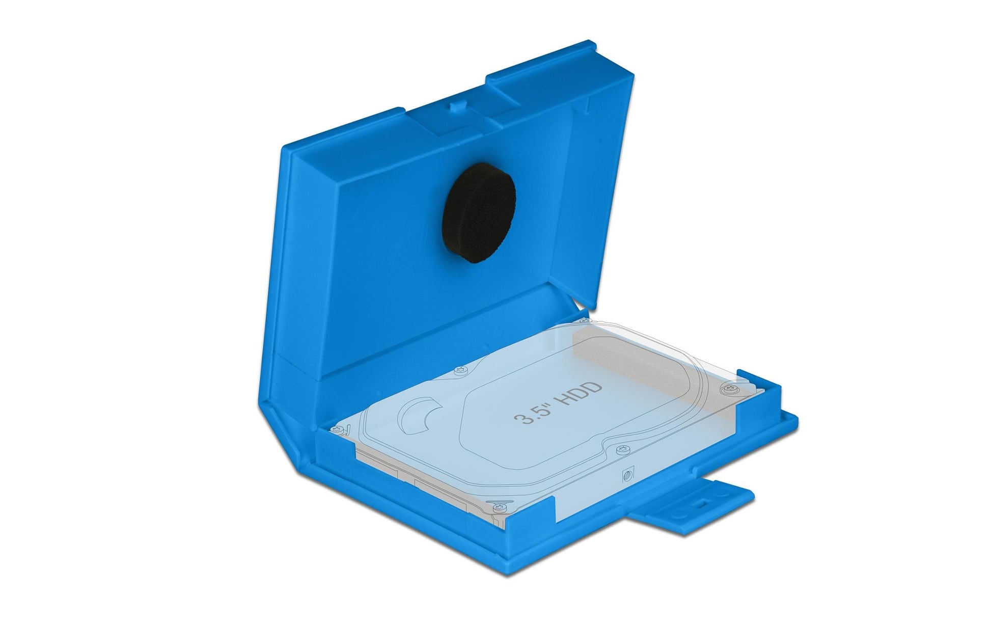 DeLOCK Aufbewahrung & Hüllen – 1 Disk, Kunststoff, 112 × 162 × 31 mm