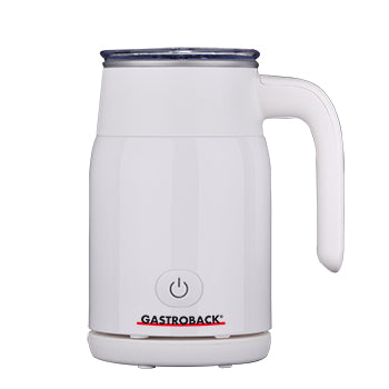 Gastroback Milchaufschäumer Latte Magic – 350 ml, 500 W, heiss & kalt – weiss