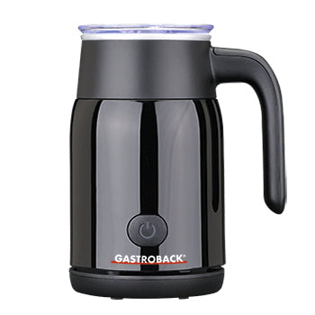 Gastroback Milchschäumer – 350 ml, heiss/kalt, netzbetrieben, schwarz
