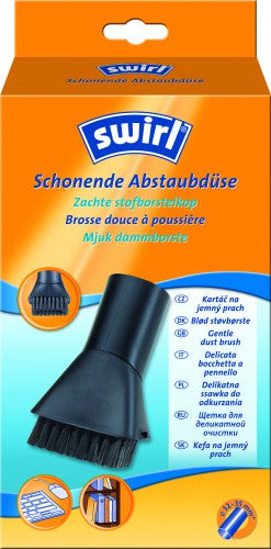 Swirl Staubsaugerbürste Schonende Abstaubdüse – schwarz, 1 Stück – für Bodenstaubsauger