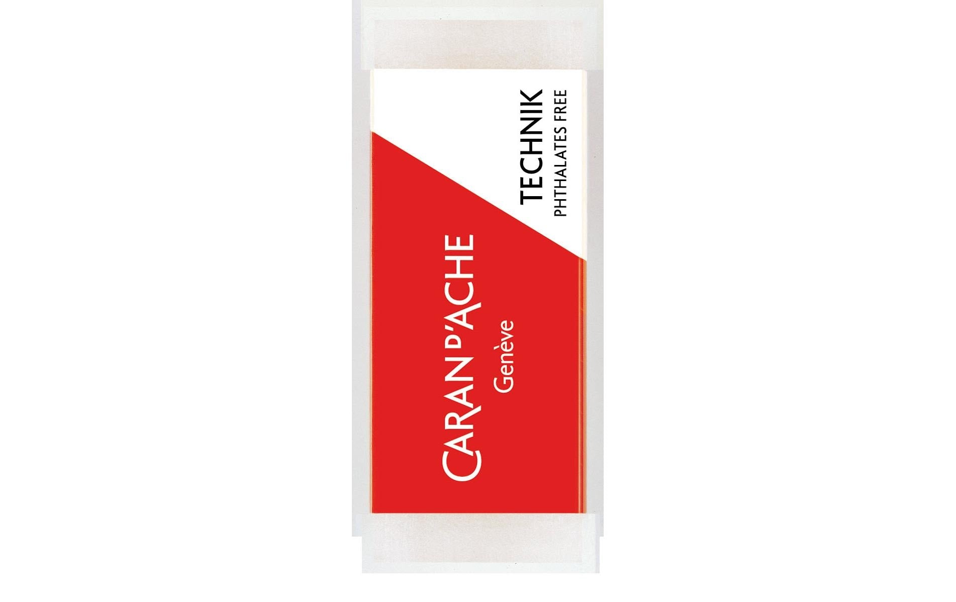Caran d-Ache Caran d'Ache Radierer – für Bleistifte – 60 × 23 × 13 mm – Kautschuk – Transparent