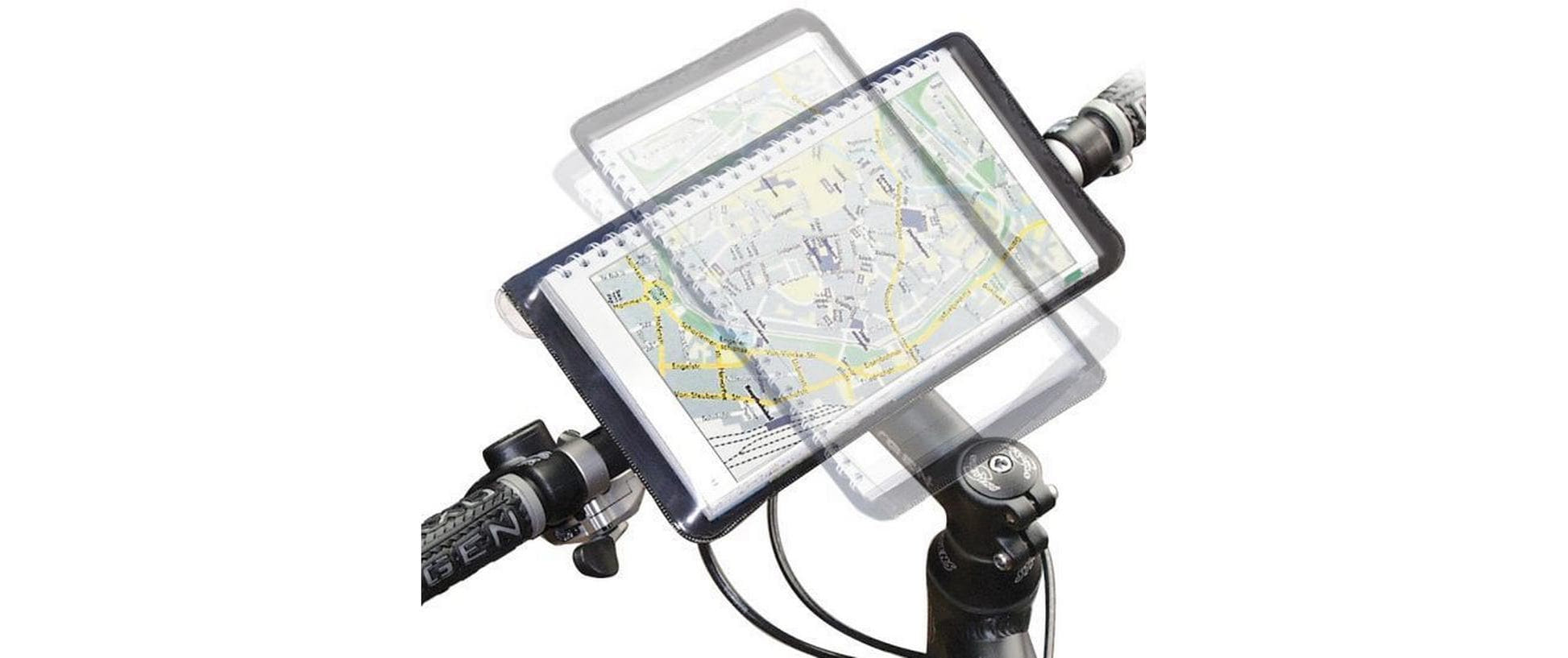 KLICKfix Lenkerhalterung Freeliner KF – drehbar, wasserfest – für Mobiltelefone – 245 × 125 mm – schwarz