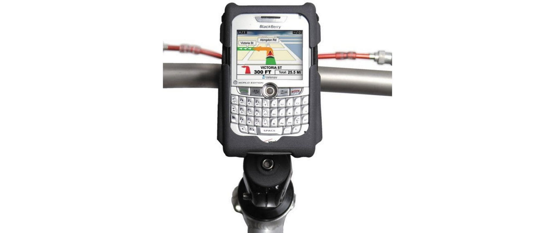KLICKfix CADDY – Fahrrad-/Motorrad-Halterung – Lenker, verstellbarer Neigungswinkel – für iPhone 5 – Schwarz